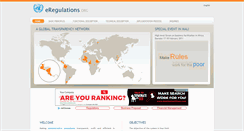 Desktop Screenshot of e-regulations.org